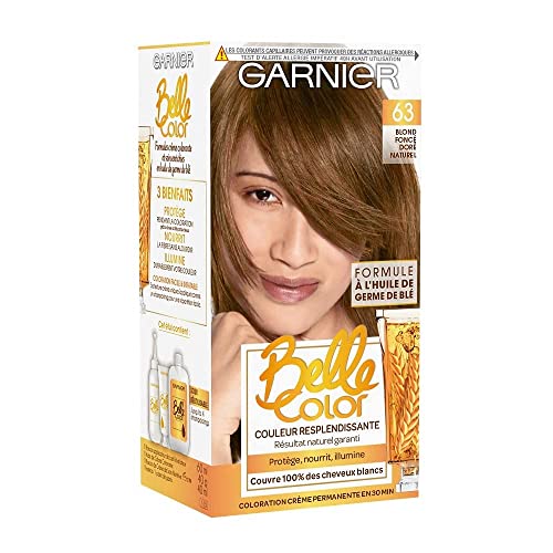 Garnier - Belle Color - Coloration permanente Châtain - 63 Blond foncé doré naturel