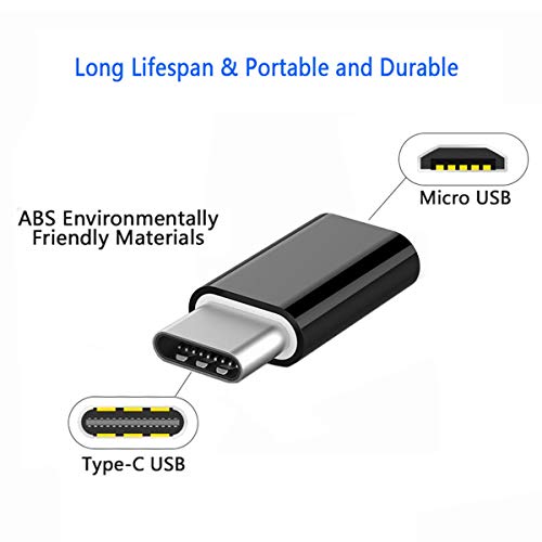 GeekerChip Adaptador USB C a Micro USB,Micro USB a Type C Conector para Galaxy S10+/S9,Mate 20/30/30Pro,P20/30,Honor 10/20,Xiaomi 9/9Pro,Redmi Note 8/7[6 Pack]