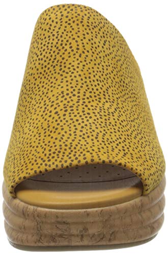 Geox D Primula Sandalo D, Sandalias con Plataforma Mujer, Amarillo (Ochre C2112), 38 EU