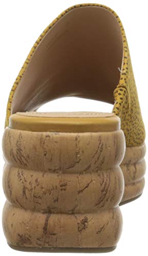 Geox D Primula Sandalo D, Sandalias con Plataforma Mujer, Amarillo (Ochre C2112), 38 EU