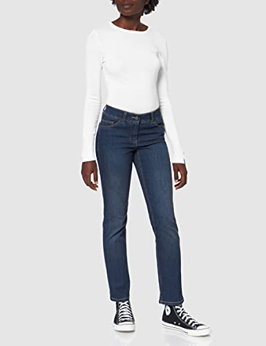 Gerry Weber Edition Best4me Slimfit Jeans, Denim Dark Blue con Use, 36 para Mujer