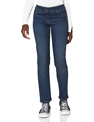 Gerry Weber Edition Best4me Slimfit Jeans, Denim Dark Blue con Use, 36 para Mujer
