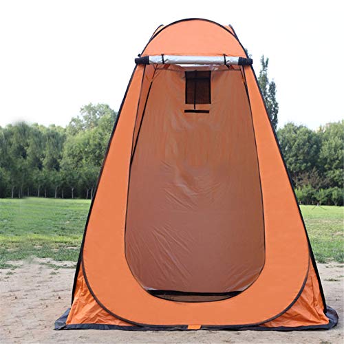 gormyel Tienda de ducha | Vestidor portátil para camping | Inodoro exterior Pop Up, cuarto de baño, refugio solar y lluvia para exteriores, tienda de intimidad plegable con bolsa de transporte