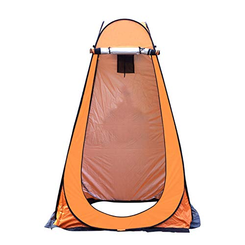 gormyel Tienda de ducha | Vestidor portátil para camping | Inodoro exterior Pop Up, cuarto de baño, refugio solar y lluvia para exteriores, tienda de intimidad plegable con bolsa de transporte