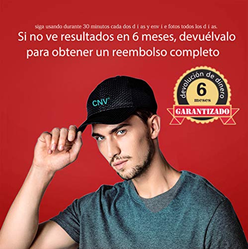 Gorro de terapia láser para el crecimiento del cabello (LLLT),108 láseres para el tratamiento de la pérdida de cabello para hombres y mujeres, estimulan el crecimiento del cabello(Black)