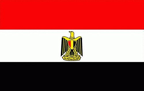 Gran Bandera de Egipto 150 x 90 cm Satén Durobol Flag