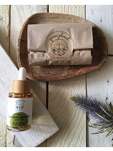 green planet COSMETICS Travel Essential Yellow | Cuidado de la Piel | Aceite de Comino Negro Orgánico y Prensado Frío 30ml + Jabon Hecho A Mano Coco & Miel 80g peso fresco | 100% Natural