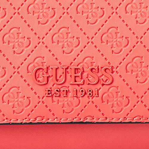 Guess Bolso mujer Holly convertible xbody flap Coral Talla única