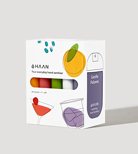 HAAN Desinfectante de Manos Hidratante en Spray | Pack 5 mix unidades | Dispensador RELLENABLE | Higienizante con Dispensador | Antiséptico | 30 ml | 5 Fragancias