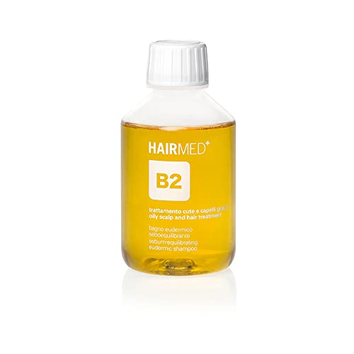 HAIRMED - B2 Champú Profesional Clarificante - Champú Seborregulador para Cabellos Grasos - 200 ml