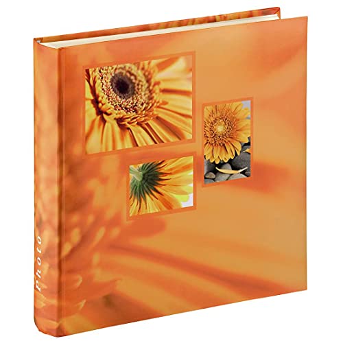 Hama Jumbo Singo Álbum (30 x 30 cm, para 400 Fotos de 10 x 15 cm), Naranja