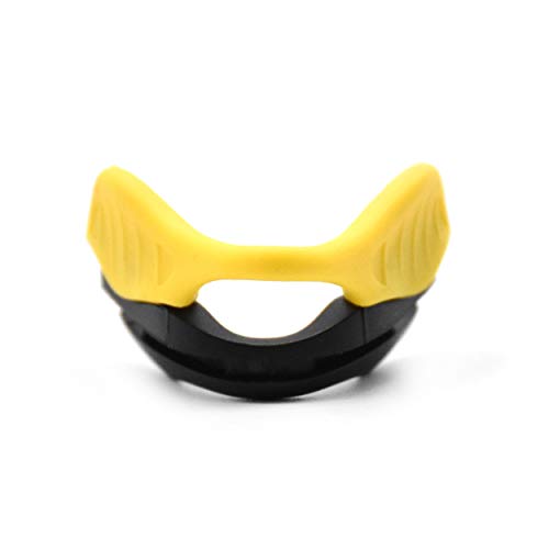 HKUCO Reforzarse For Oakley EVZero OO9308 Oro 24K TAC Polarizado Lentes de repuesto para y Amarillo Equipo de goma Ear socks y almohadillas de nariz