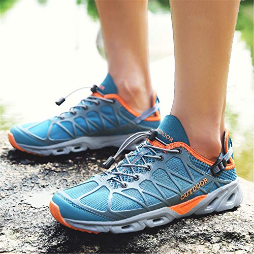 Hombre Mujer Zapatillas Senderismo Zapatos de Agua Monta Escarpines Deportes Acuáticos Ligero Seco Rápido Exterior Deportivas Calzado Caminando Descalzo Unisexo