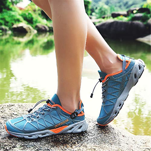 Hombre Mujer Zapatillas Senderismo Zapatos de Agua Monta Escarpines Deportes Acuáticos Ligero Seco Rápido Exterior Deportivas Calzado Caminando Descalzo Unisexo
