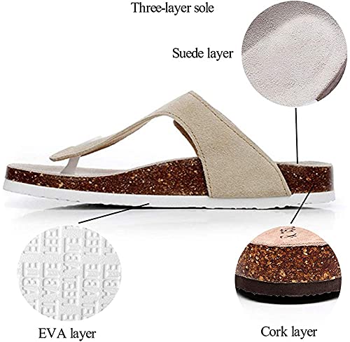 Hombre Mujer Zuecos Sandalias Unisex Adulto Chanclas Vestir Punta Descubierta Corcho Zapatillas Playa Verano Casa Zapatos (42/43 EU, Azul 2)
