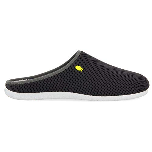 HOT POTATOES MICANOPY, Zapatillas de Estar por casa con talón Abierto Hombre, Gris (Gris Gris), 40 EU