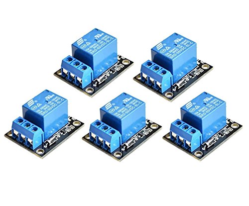 ICQUANZX 5PCS KY-019 5V A Módulo de relé de Canal Shield para PIC AVR DSP Arm para arduino relé