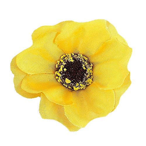Ideen mit Herz Flores decorativas, flores artificiales sin tallo, diferentes variedades, aprox. 4-5 cm de diámetro (anémona, multicolor, 27 unidades)