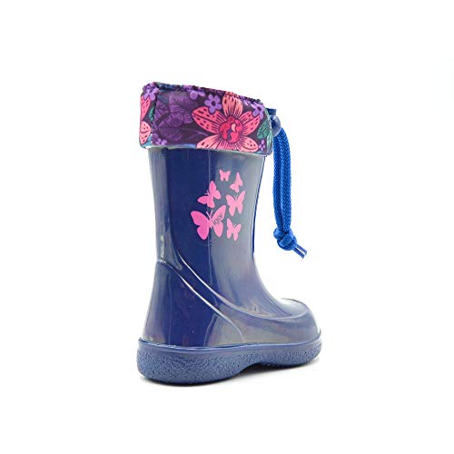 IGOR - Bota Agua Mariposas IGOR W112-50 Niñas Color: Multicolor/Fantas?a (Jeans) Talla: 20