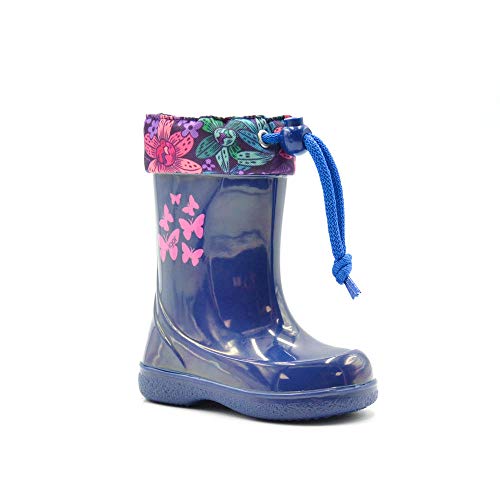 IGOR - Bota Agua Mariposas IGOR W112-50 Niñas Color: Multicolor/Fantas?a (Jeans) Talla: 20