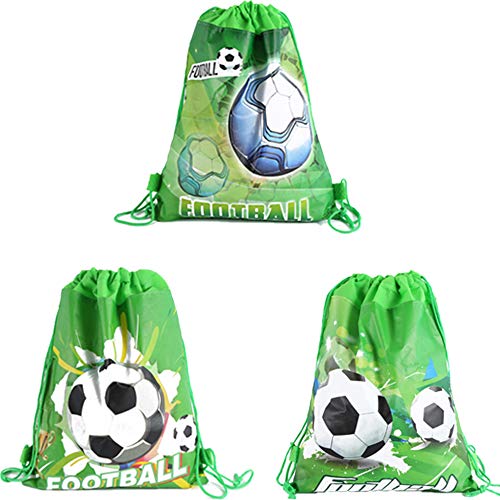 Integrity.1 Bolso con Cordón de Fútbol, 9 Piezas Bolso de Fiesta con Cordón de Fútbol, Adecuado para Uso Diario. Cumpleaños, Fiesta, Regalo, Premio Promocional