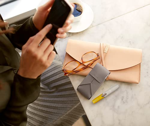 IQOS - Funda de Piel para Dispositivo Calentador de Tabaco IQOS 2.4 Plus, Color Marrón, Producto Oficial
