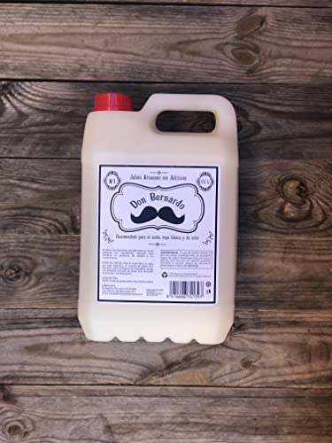 Jabón Natural Artesano, Líquido 5,5 L. Biodegradable. Respetuoso con el Medio Ambiente