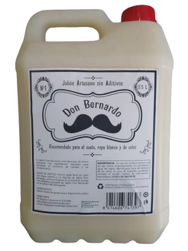 Jabón Natural Artesano, Líquido 5,5 L. Biodegradable. Respetuoso con el Medio Ambiente