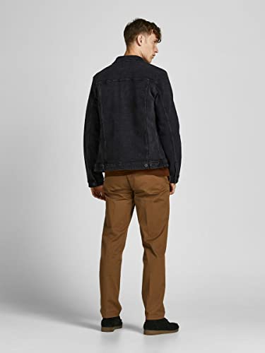 Jack & Jones JJIALVIN JJJACKET AGI 015 Noos Chaqueta de Jean, Black Denim, L para Hombre