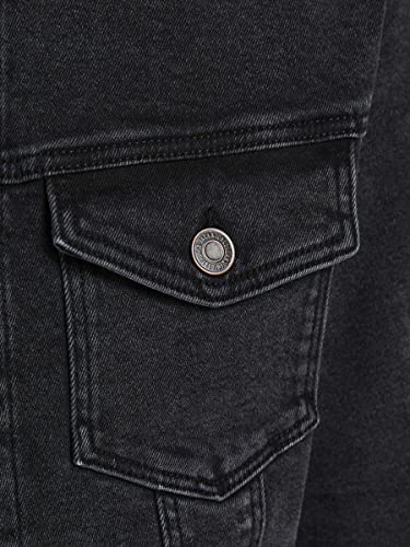 Jack & Jones JJIALVIN JJJACKET AGI 015 Noos Chaqueta de Jean, Black Denim, L para Hombre