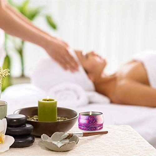 Juego de velas perfumadas de aromaterapia con Aceites Esenciales Cera de Soja Ecológico Sin humo Portátil Viaje Lata Tarro Velas Fragancia Regalos Set Para madres, mujeres, amigos y compañeros de trab