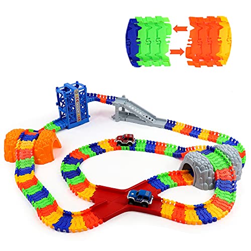 Juguetes Niños 2 3 4 5 Años Pista de Coches Para Niños con 309 Piezas Circuito Coches 1 Ascensor Automático 2 Pista Coches Pistas Coches Cars Juguetes Juegos Regalos para Niños Niñas 3 4 5 6 Años