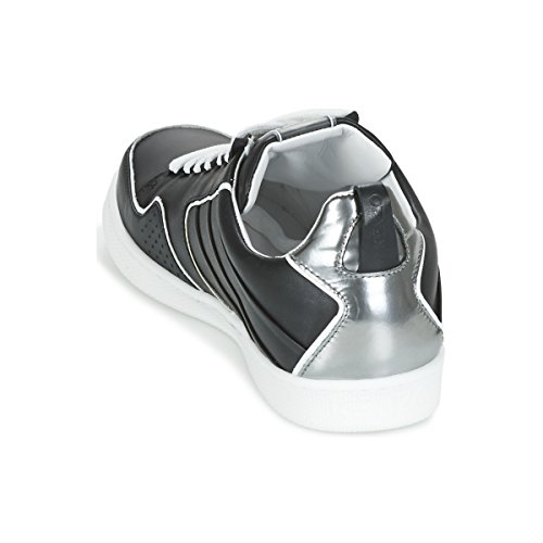 Kenzo K-Fly Zapatillas Moda Mujeres Negro/Plateado - 38 - Zapatillas Bajas Shoes