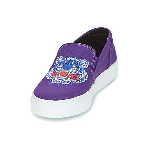 Kenzo K Skate Sneakers Slip On Mujeres Violeta - 37 - Slip On Shoes
