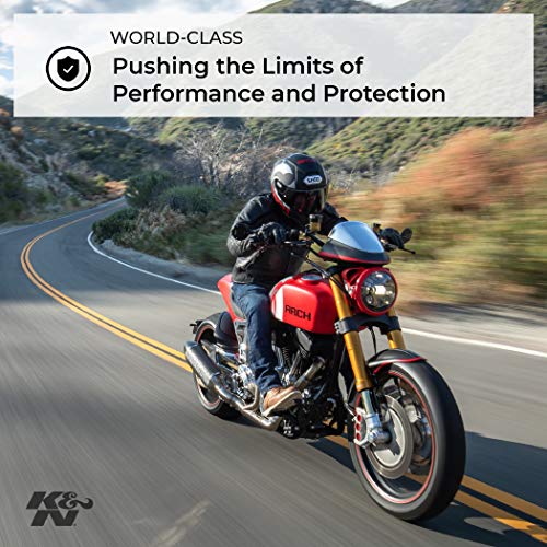 K&N HD-1499 - Recambio de filtro de aire para Harley Davidson 1450 Moto