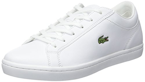 Lacoste Straightset BL 1 SPW, Zapatillas Mujer, White, 38 EU