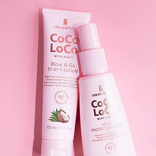 Lee Stafford Loción 11 en 1 Coco Loco & Agave Blow & Go