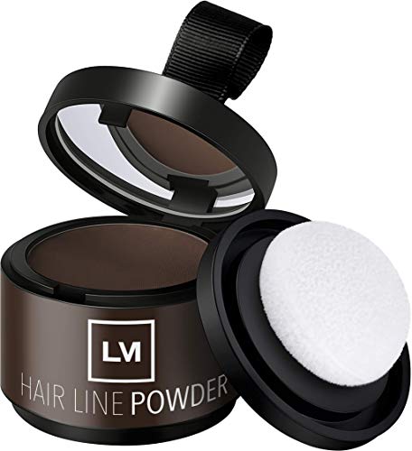 LEON MIGUEL Hair Line Powder – Rayita en Polvo - Polvo de línea de cabello modificado natural, Polvo de reparación de cabello de maquillaje de belleza | 4g (MARRÓN)