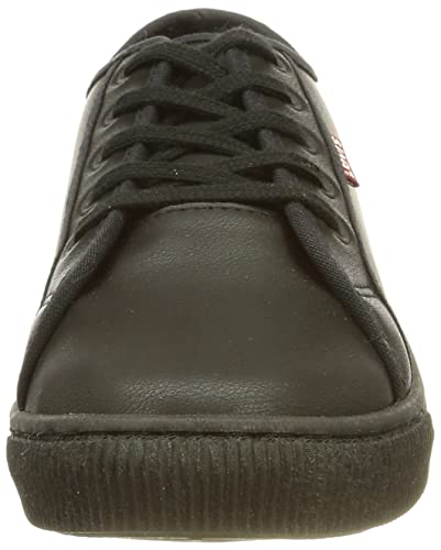 Levi's Malibu Beach S, Sneakers Mujer, Full Black, 39 EU
