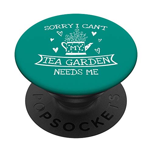 Lo siento no puedo Mi jardín de té me necesita Herbolario PopSockets PopGrip Intercambiable