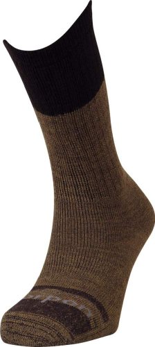 Lorpen Calcetines de Trabajo 2 Pack Italiano Lana, Hombre Unisex, Color marrón, tamaño XL