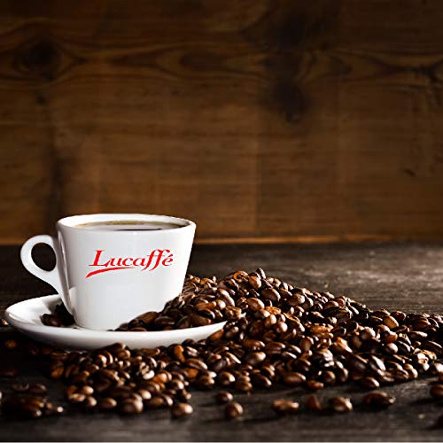 LUCAFFÈ PULCINELLA Granos de café Bolsa de ahorro de aroma de 700gr, café energético, mezcla arábica tostada napolitana y Robusta, cafeína extra, notas de chocolate, sabor suave