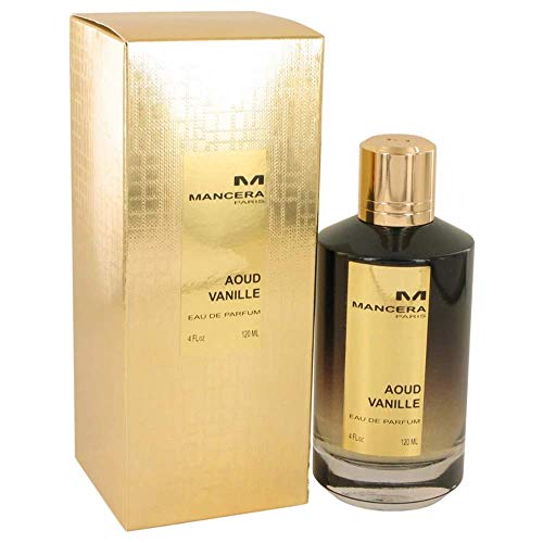 Mancera Aoud Vanille by Mancera Eau De Parfum Spray (Unisex) 4 oz / 120 ml (Women)