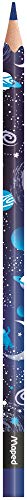 Maped Color'Peps Tatoo Cosmic - Lápices triangulares ergonómicos, colores vivos, conforme a la regulación de los juguetes, 12 lápices decorados cómicos