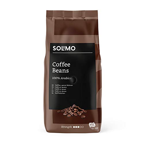 Marca Amazon - Solimo Granos de Café 100% Arabica - 2Kg (2 Paquetes x 1Kg)