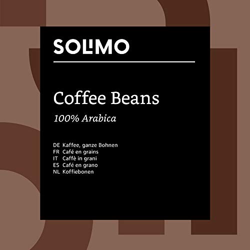 Marca Amazon - Solimo Granos de Café 100% Arabica - 2Kg (2 Paquetes x 1Kg)