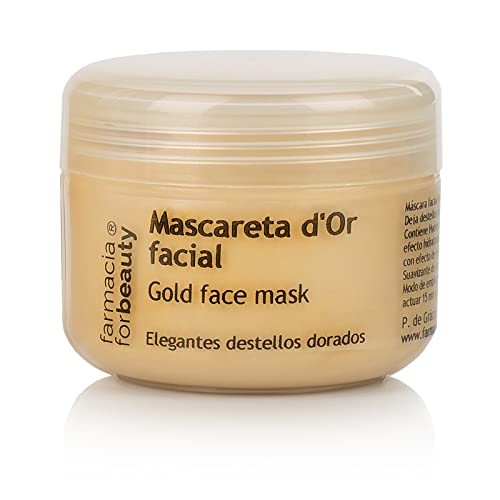 Mascarilla Facial Hidratante Antiestres | Efecto Antiedad y Antiarrugas | Mascarilla Facial Oro Hidratante 50 ml