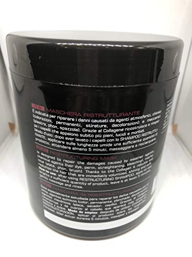 Mascarilla para pelo seco restructurante Perfumada 1000ml Karibelly/Mascarilla para el pelo seco/Acondicionador/repara/Tratamiento en crema.