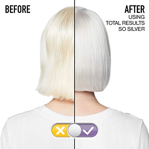Matrix - Champú 300 ml y Acondicionador So Silver Total Results, Neutralizador de Tonos Amarillos para Cabellos Rubios y Plateados