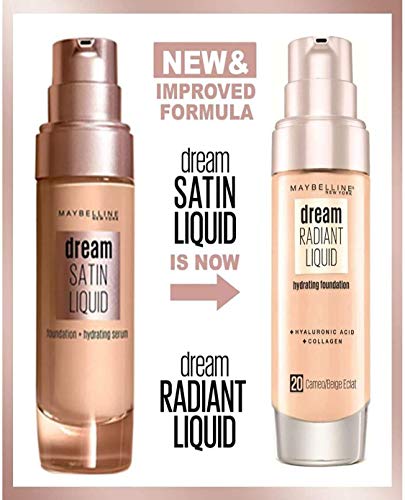 Maybelline Dream Satin Foundation Maquillaje Fluido 1 Natural Ivory